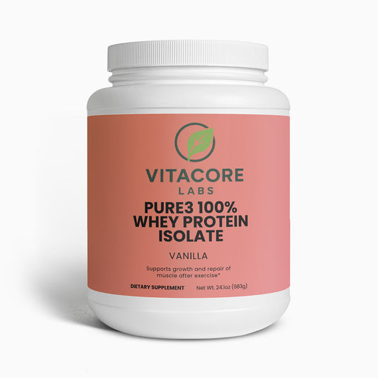 Pure3 100% Whey Protein Isolate (Vanilla)