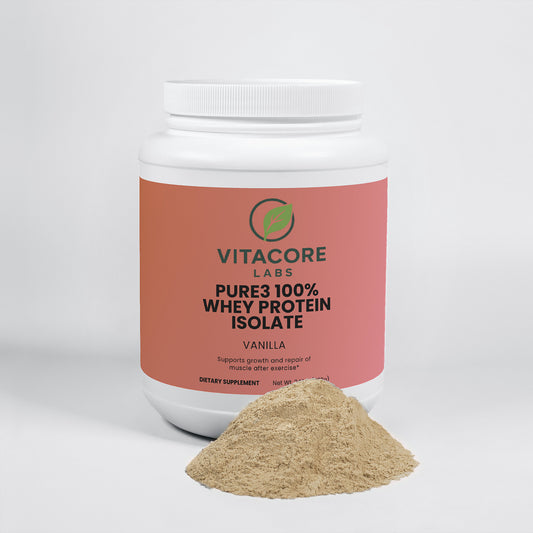 Pure3 100% Whey Protein Isolate (Vanilla)